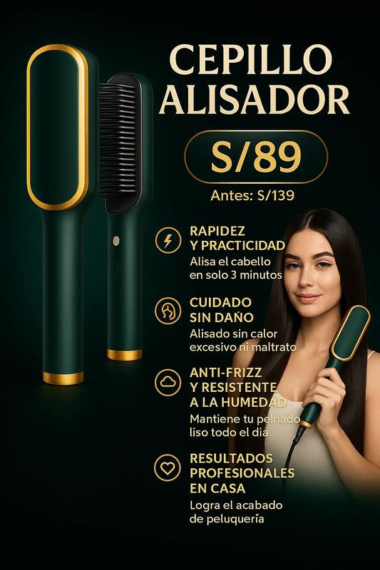 GlowBrush | CEPILLO ALISADOR 2 EN 1