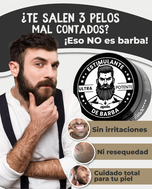 Balsamo de crecimiento para Barba Ultra Potente con 20% de Minoxidil